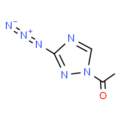ChemSpider 2D Image | 1-(3-Azido-1H-1,2,4-triazol-1-yl)ethanone | C4H4N6O