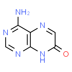 ChemSpider 2D Image | 4-Amino-7(1H)-pteridinone | C6H5N5O