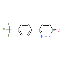 ChemSpider 2D Image | 6-[4-(Trifluoromethyl)phenyl]-3(2H)-pyridazinone | C11H7F3N2O