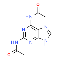 ChemSpider 2D Image | N,N'-3H-Purine-2,6-diyldiacetamide | C9H10N6O2