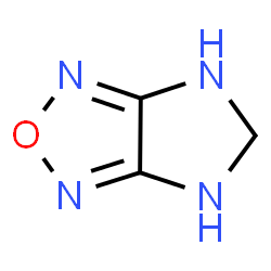 ChemSpider 2D Image | 3,5-Dihydro-1H-imidazo[4,5-c][1,2,5]oxadiazole | C3H4N4O