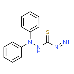 ChemSpider 2D Image | N',N'-Diphenyldiazenecarbothiohydrazide | C13H12N4S