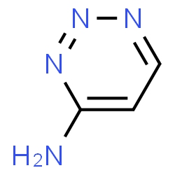ChemSpider 2D Image | 1,2,3-Triazin-4-amine | C3H4N4