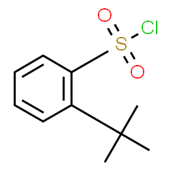 ChemSpider 2D Image | 2-(2-Methyl-2-propanyl)benzenesulfonyl chloride | C10H13ClO2S