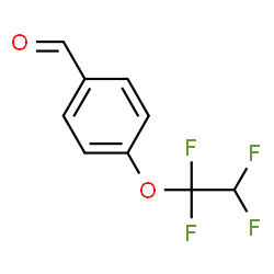 ChemSpider 2D Image | 4-(1,1,2,2-Tetrafluoroethoxy)benzaldehyde | C9H6F4O2