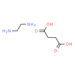 ChemSpider 2D Image | ETHYLENEDIAMINE SUCCINATE | C6H14N2O4