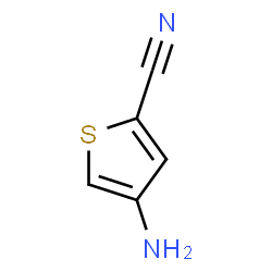 ChemSpider 2D Image | 4-Amino-2-thiophenecarbonitrile | C5H4N2S