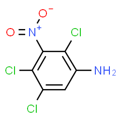 ChemSpider 2D Image | 2,4,5-Trichloro-3-nitroaniline | C6H3Cl3N2O2