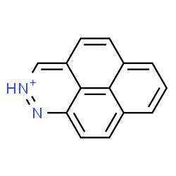 ChemSpider 2D Image | diazapyrenium | C14H9N2