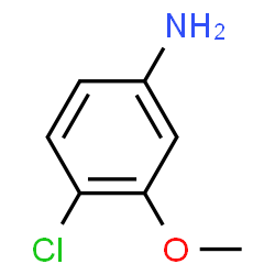 ChemSpider 2D Image | 4-Chloro-3-methoxyaniline | C7H8ClNO