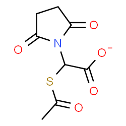 ChemSpider 2D Image | N-Succinimidyl-S-acetylthioacetate | C8H8NO5S