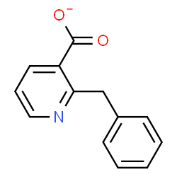 ChemSpider 2D Image | 2-Benzylnicotinate | C13H10NO2