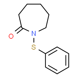 ChemSpider 2D Image | 1-(Phenylthio)azepan-2-one | C12H15NOS