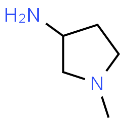 ChemSpider 2D Image | 1-Methyl-3-pyrrolidinamine | C5H12N2