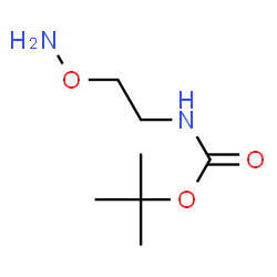 ChemSpider 2D Image | tert-butyl 2-(aminooxy)ethylcarbamate | C7H16N2O3