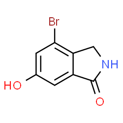 ChemSpider 2D Image | 4-Bromo-6-hydroxy-1-isoindolinone | C8H6BrNO2
