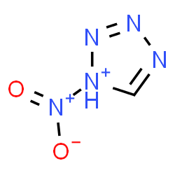 ChemSpider 2D Image | 1-Nitro-1H-tetrazol-1-ium | CH2N5O2