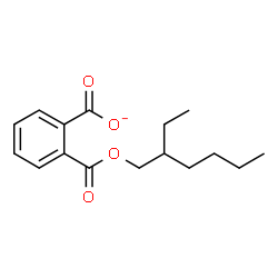 ChemSpider 2D Image | 2-{[(2-Ethylhexyl)oxy]carbonyl}benzoate | C16H21O4