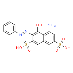 ChemSpider 2D Image | D&C RED NO. 33 FREE ACID | C16H13N3O7S2