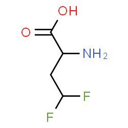 ChemSpider 2D Image | 2-Amino-4,4-difluorobutanoic acid | C4H7F2NO2