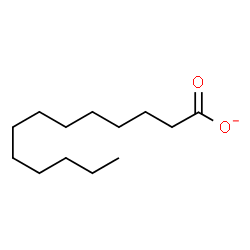 ChemSpider 2D Image | n-Tridecoate | C13H25O2