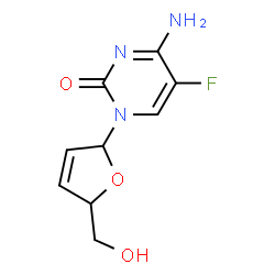 ChemSpider 2D Image | Dexelvucitabine | C9H10FN3O3
