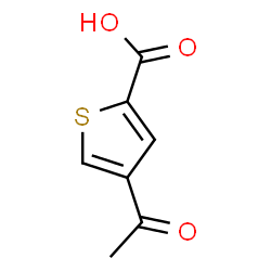 ChemSpider 2D Image | 4-Acetyl-2-thiophenecarboxylic acid | C7H6O3S