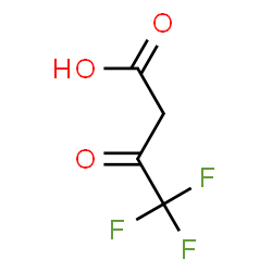 ChemSpider 2D Image | 4,4,4-trifluoro-3-oxobutyric acid | C4H3F3O3