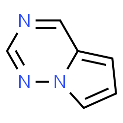 ChemSpider 2D Image | Pyrrolo[2,1-f][1,2,4]triazine | C6H5N3