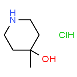ChemSpider 2D Image | 4-methylpiperidin-4-ol hydrochloride | C6H14ClNO