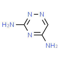 ChemSpider 2D Image | 1,2,4-Triazine-3,5-diamine | C3H5N5