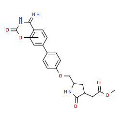 ChemSpider 2D Image | lefradafiban | C23H25N3O6