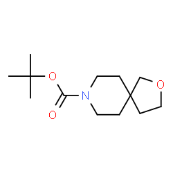 ChemSpider 2D Image | tert-Butyl-2-oxa-8-azaspiro[4.5]decan-8-carboxylat | C13H23NO3