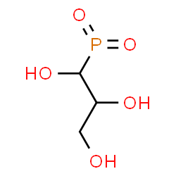 ChemSpider 2D Image | 1-[Oxido(oxo)phosphoranyl]-1,2,3-propanetriol | C3H7O5P