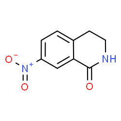 ChemSpider 2D Image | 7-Nitro-3,4-dihydro-1(2H)-isoquinolinone | C9H8N2O3