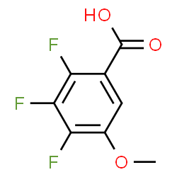 ChemSpider 2D Image | 2,3,4-Trifluoro-5-methoxybenzoic acid | C8H5F3O3