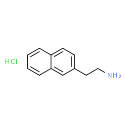 ChemSpider 2D Image | 2-Naphthaleneethanamine hydrochloride | C12H14ClN