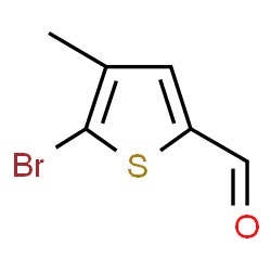 ChemSpider 2D Image | 2-Bromo-3-methyl-5-formylthiophene | C6H5BrOS
