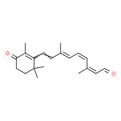 ChemSpider 2D Image | (11cis,13cis)-4-Oxoretinal | C20H26O2