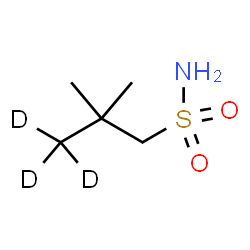 ChemSpider 2D Image | 2,2-Dimethyl-1-(3,3,3-~2~H_3_)propanesulfonamide | C5H10D3NO2S