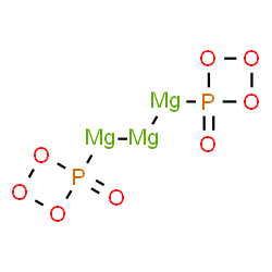 ChemSpider 2D Image | bis[(4-oxo-1,2,3,4$l^{5}-trioxaphosphetan-4-yl)magnesio]magnesium | Mg3O8P2