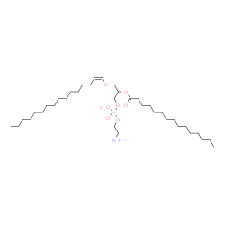 ChemSpider 2D Image | (15Z)-25-Amino-22-hydroxy-22-oxido-17,21,23-trioxa-22lambda~5~-phosphapentacos-15-en-19-yl pentadecanoate | C36H72NO7P