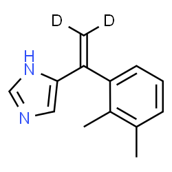 ChemSpider 2D Image | 5-[1-(2,3-Dimethylphenyl)(~2~H_2_)vinyl]-1H-imidazole | C13H12D2N2