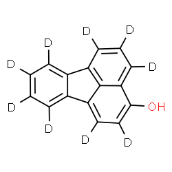 ChemSpider 2D Image | 3-(~2~H_9_)Fluoranthenol | C16HD9O