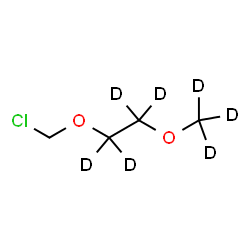 ChemSpider 2D Image | 1-(Chloromethoxy)-2-[(~2~H_3_)methyloxy](~2~H_4_)ethane | C4H2D7ClO2