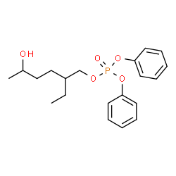 ChemSpider 2D Image | 2-Ethyl-5-hydroxyhexyl diphenyl phosphate | C20H27O5P