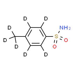 ChemSpider 2D Image | 4-(~2~H_3_)Methyl(~2~H_4_)benzenesulfonamide | C7H2D7NO2S