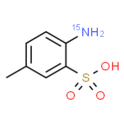 ChemSpider 2D Image | 2-(~15~N)Amino-5-methylbenzenesulfonic acid | C7H915NO3S