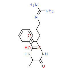 ChemSpider 2D Image | N-Benzoylalanylarginine | C16H23N5O4