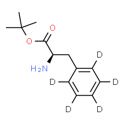 ChemSpider 2D Image | 2-Methyl-2-propanyl D-(2,3,4,5,6-~2~H_5_)phenylalaninate | C13H14D5NO2